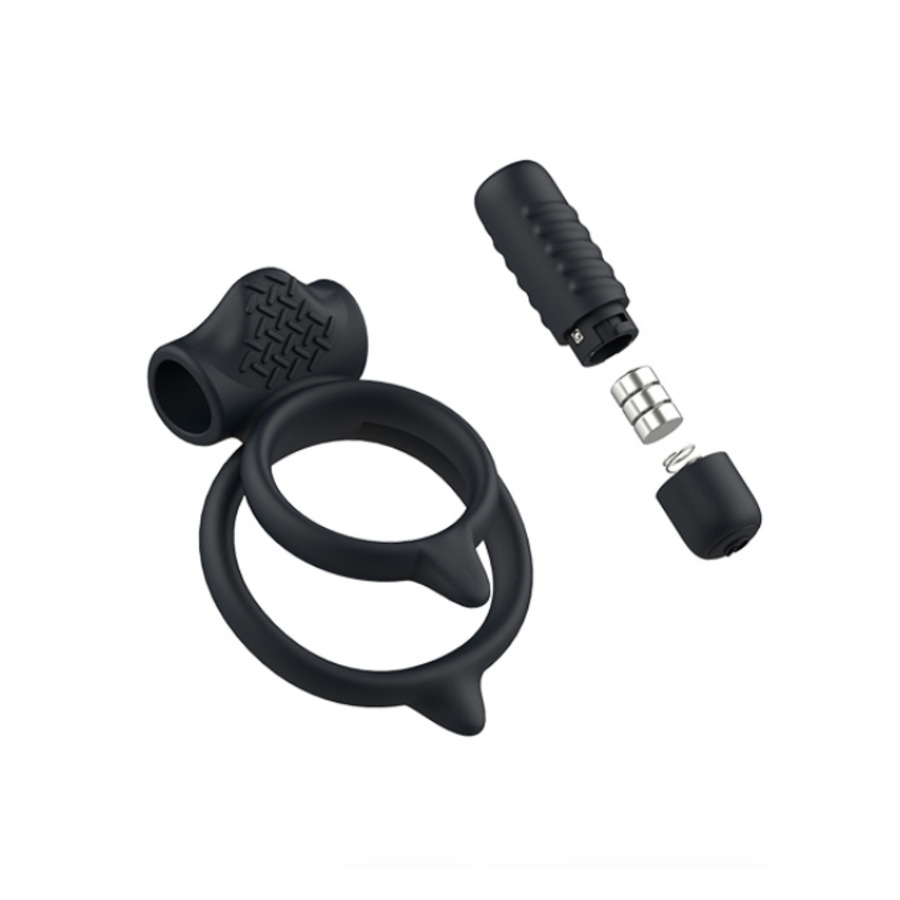 B Swish - BCharmed Basic Plus Dual Vibrating Cock Ring  Male Sextoys